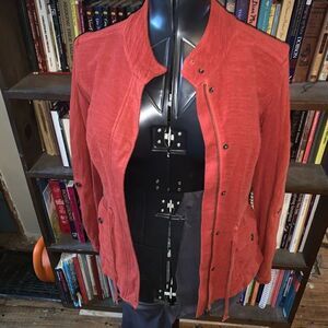 Anthropologie Saturday Sunday orange lightweight romantic XS jacket